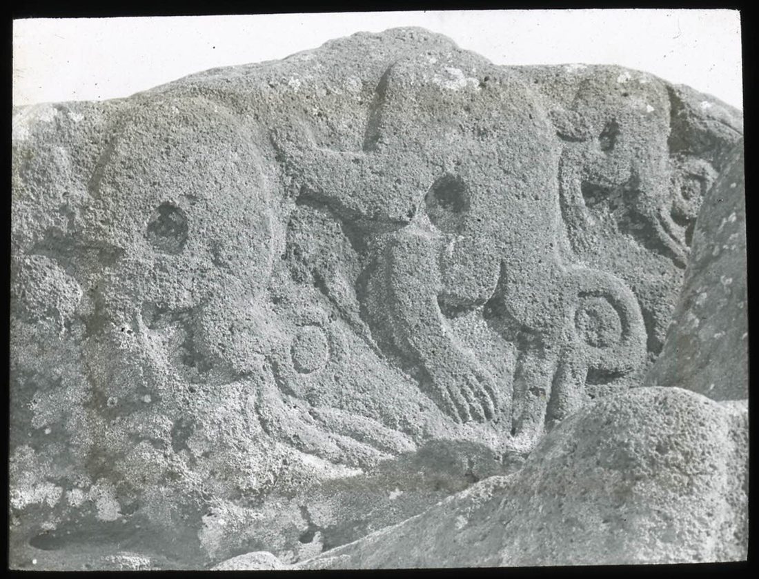 Birdman petroglyphs at Mata Ngarau, Orongo