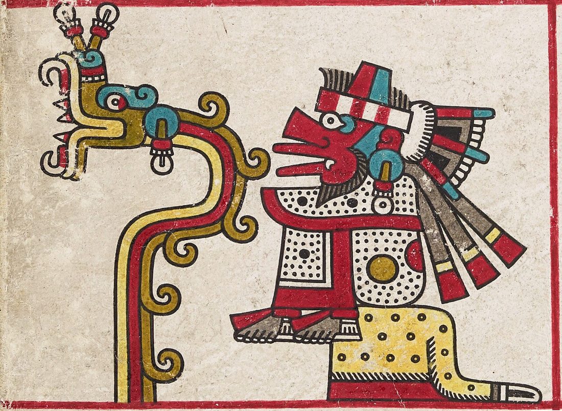 Quetzalcoatl in the Codex Borbonicus