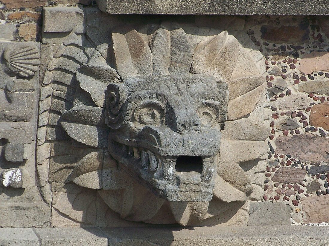 Feathered Serpent head, Teotihuacan